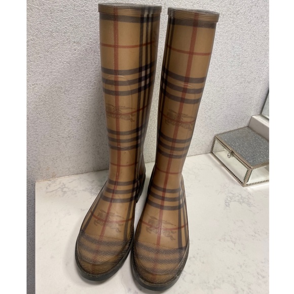 Burberry Rain Boots - Picture 1 of 3